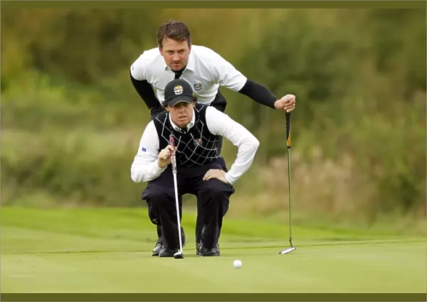 Rory McIlroy and Graeme McDowell at the 2010 Ryder Cup