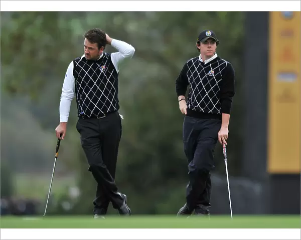 Rory McIlroy and Graeme McDowell at the 2010 Ryder Cup