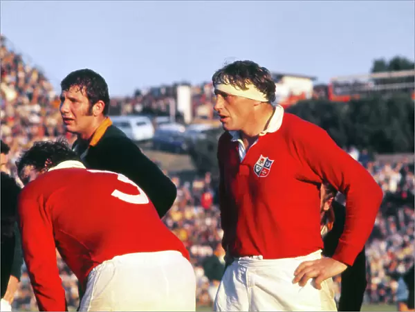 British Lions captain Willie John McBride during the Third Test against South Africa in 1974