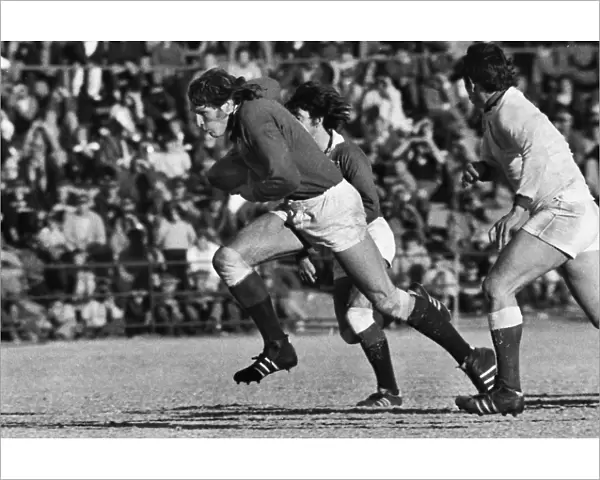 Andy Ripley on the charge for the British Lions in 1974