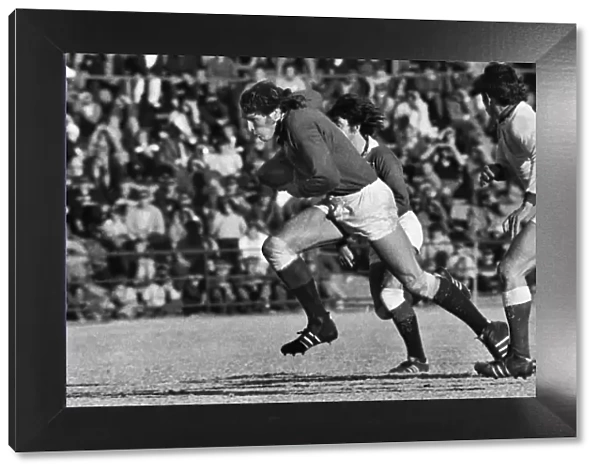 Andy Ripley on the charge for the British Lions in 1974