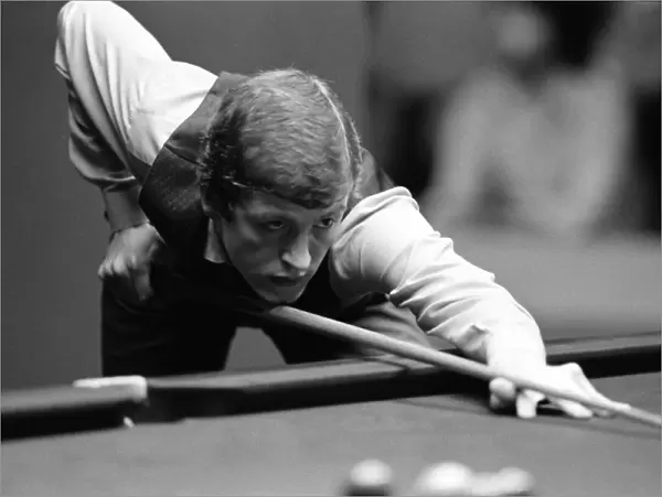 Steve Davis at the 1981 World Championship