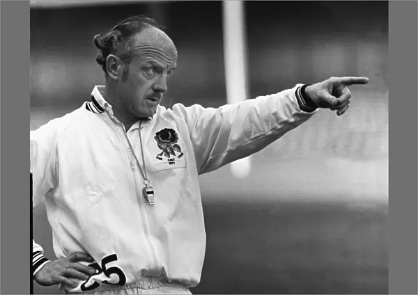 England rugby coach John Burgess in 1971