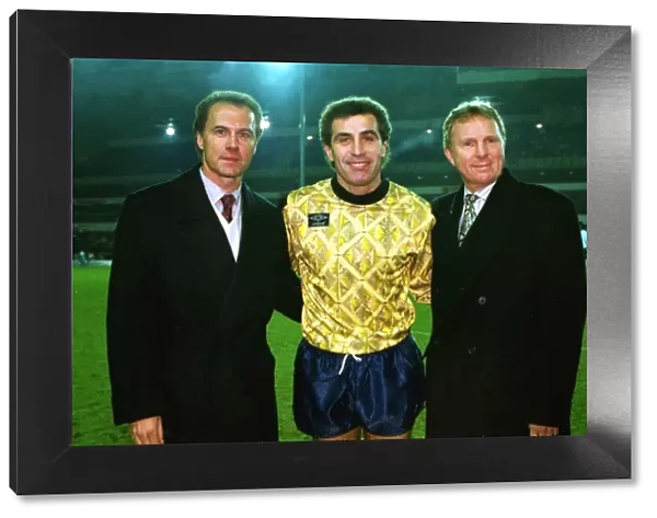 Franz Beckenbauer, Peter Shilton & Bobby Moore
