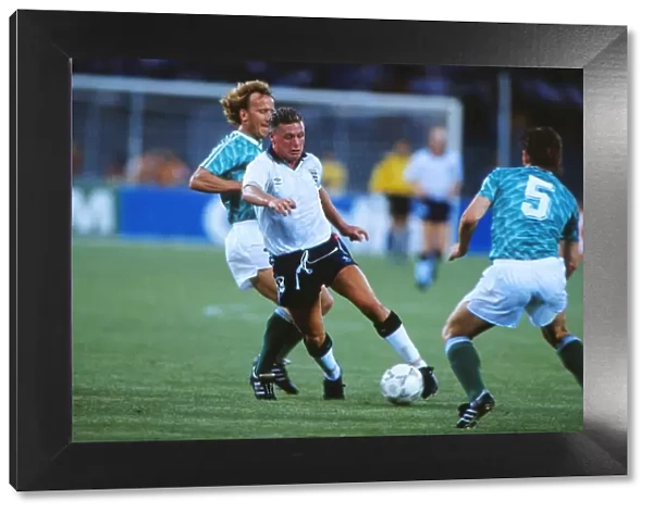 Englands Paul Gascoigne during the 1990 World Cup semi-final