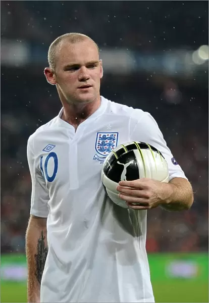 Wayne Rooney after Englands victory over Switzerland in 2010