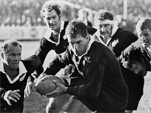 Colin Meads leads the All Blacks against the Lions in 1971