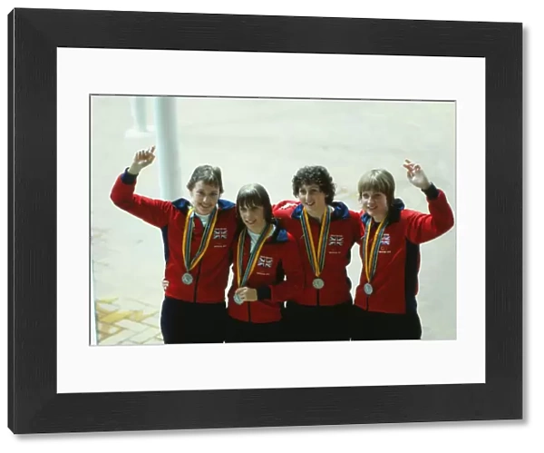 Great Britains 4 x 100m relay silver medalists at the 1980 Moscow Olympics