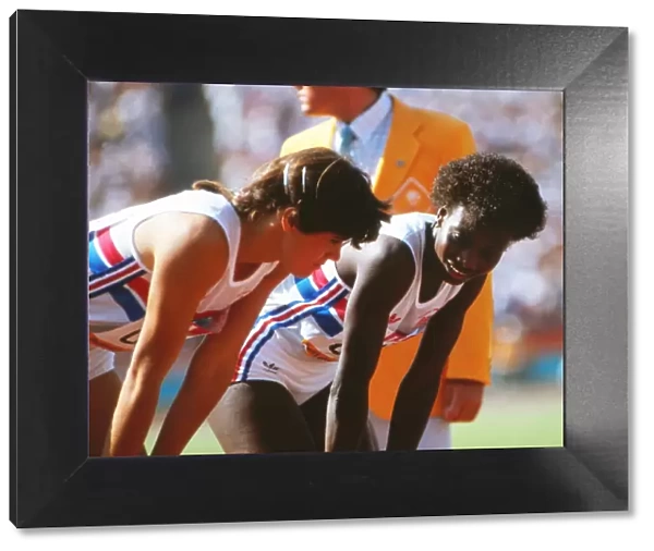 athy Smallwood-Cook and Beverley Callender - 1984 Los Angeles Olympics