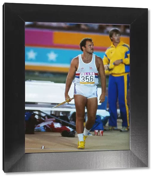 Great Britains Roald Bradstock at the 1984 Los Angeles Olympics