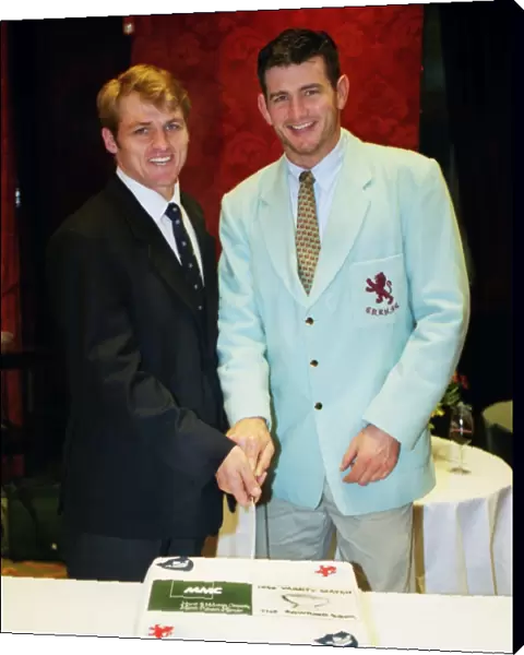 The two captains before the 1999 Varsity Match