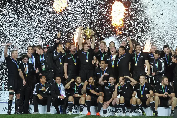 The New Zealand 2011 World Cup winning team