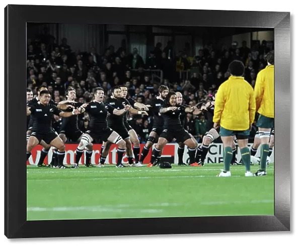 Australia face the Haka at the 2011 Rugby World Cup