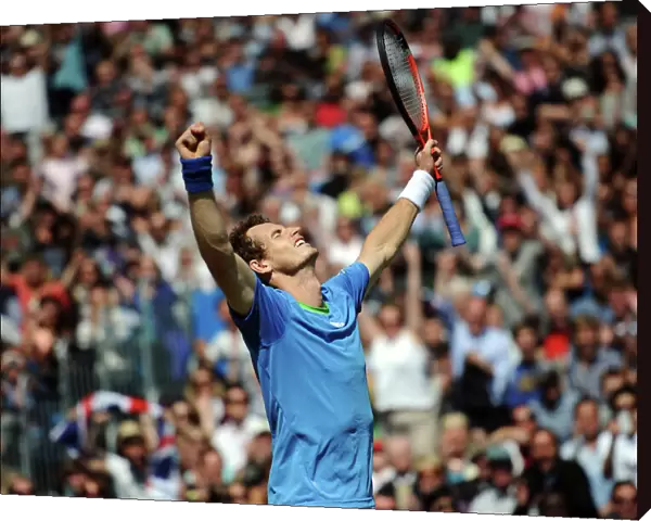Andy Murray wins at Queens