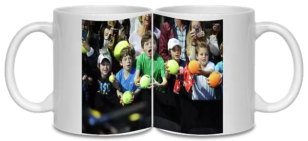 Young fans at the ATP World Tour Finals