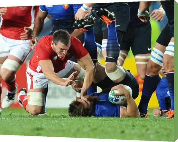 Sam Warburtons spear tackle during the World Cup semi-final
