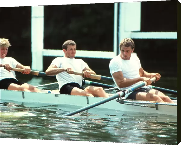 Richard Budgett, Andy Holmes and Steve Redgrave - 1984 Henley Regatta