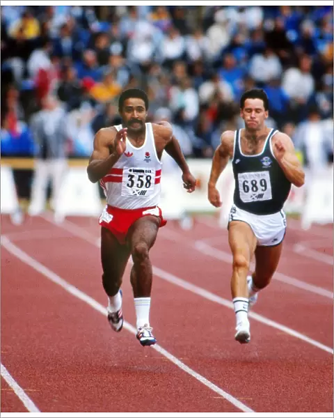Daley Thompson at the 1986 Edinburgh Commonwealth Games