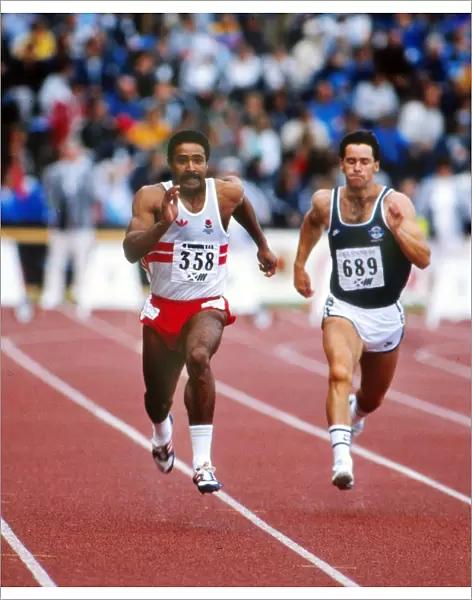 Daley Thompson at the 1986 Edinburgh Commonwealth Games