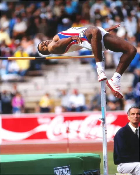 Daley Thompson at the 1986 Stuttgart European Championships