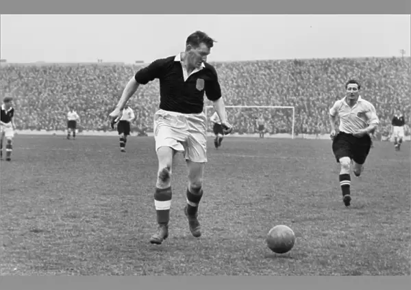George Young plays for the Scottish League in 1950