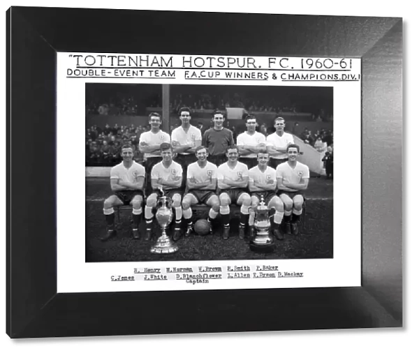 Tottenham Hotspur Double Winning Team - 1961
