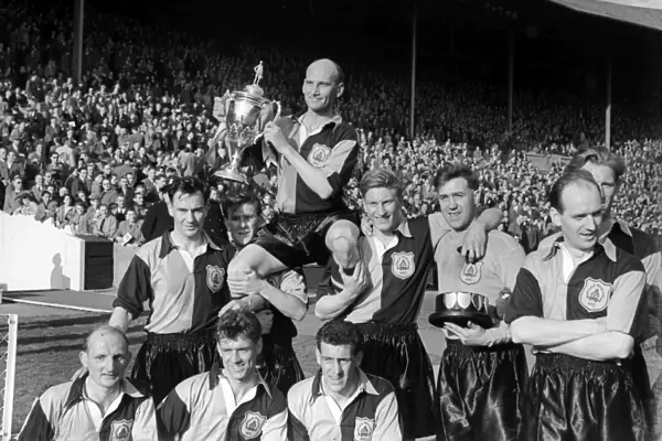 Bishop Auckland win the 1955 FA Amateur Cup