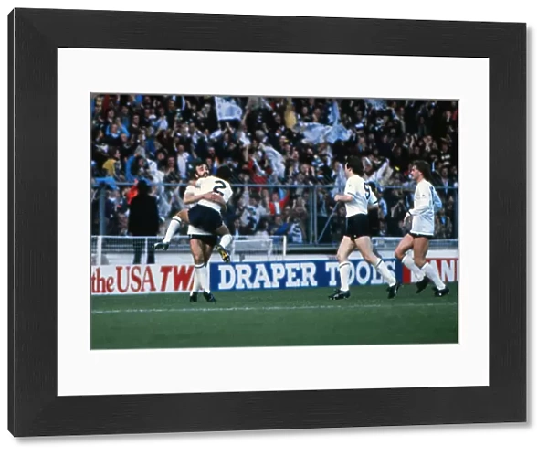 Ricky Villa celebrates his famous goal in the 1981 FA Cup Final