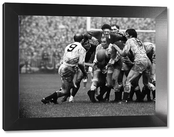 England win the ball for Jacko Page - 1971 Five Nations
