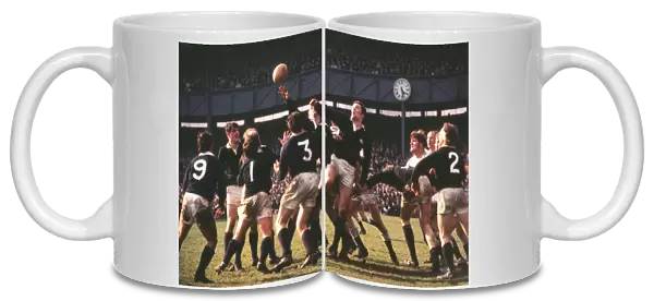 Scotland win line-out ball - 1971 Five Nations