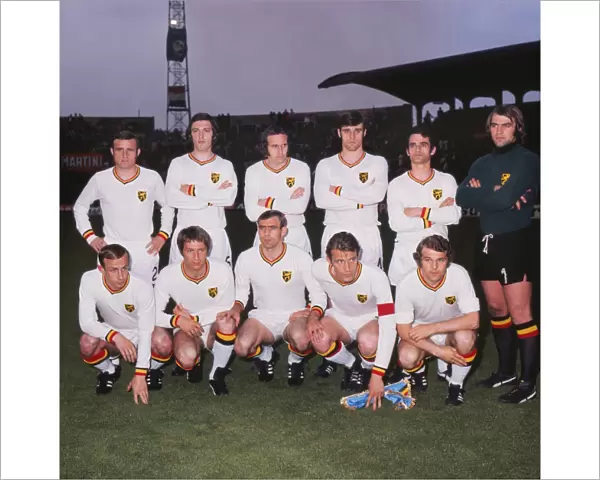 The Belgium team at Euro 72