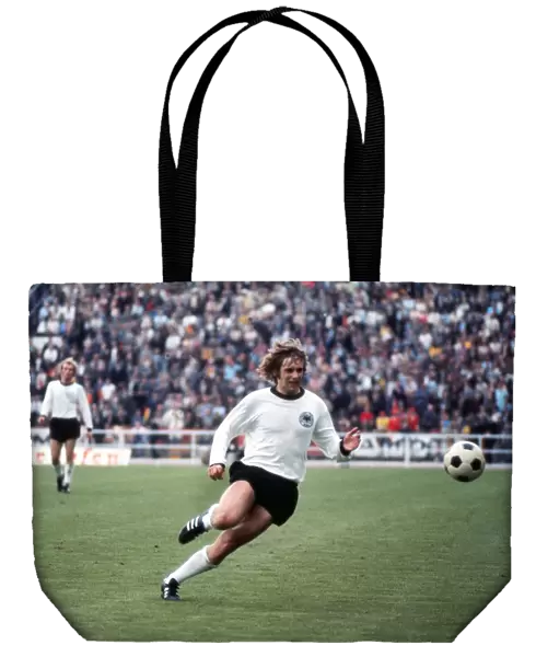 Erwin Kramers chases the ball during the Euro 72 final