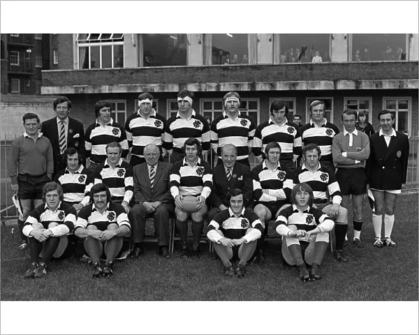 The Barbarians team that defeated the All Blacks at Cardiff in 1973