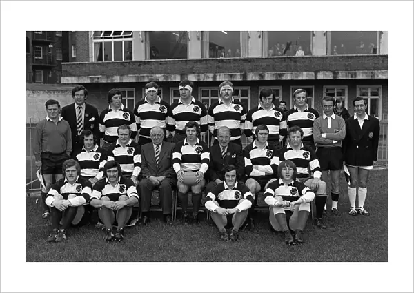 The Barbarians team that defeated the All Blacks at Cardiff in 1973