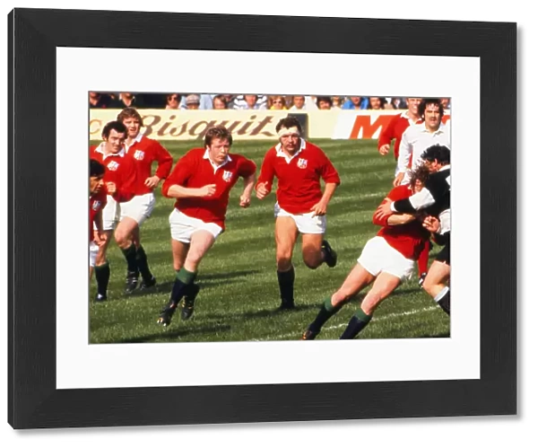The Lions take on the Barbarians in the 1977 Silver Jubilee Match