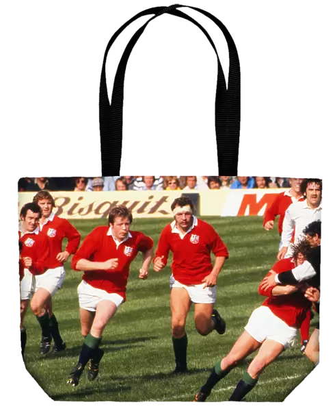 The Lions take on the Barbarians in the 1977 Silver Jubilee Match