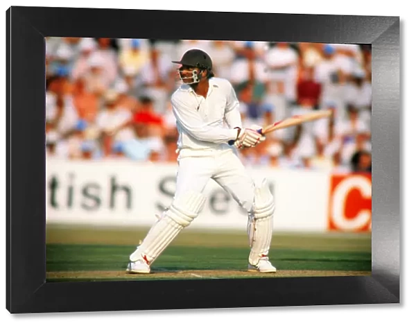 Mohammad Azharuddin bats for India in 1990