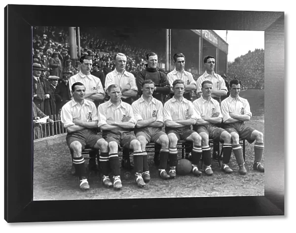 The England team that faced Scotland in the 1922 British Home Championship