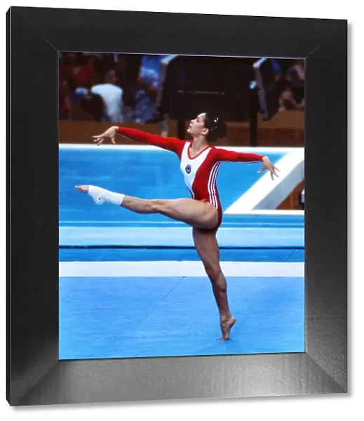 Nellie Kim at the 1980 Moscow Olympics
