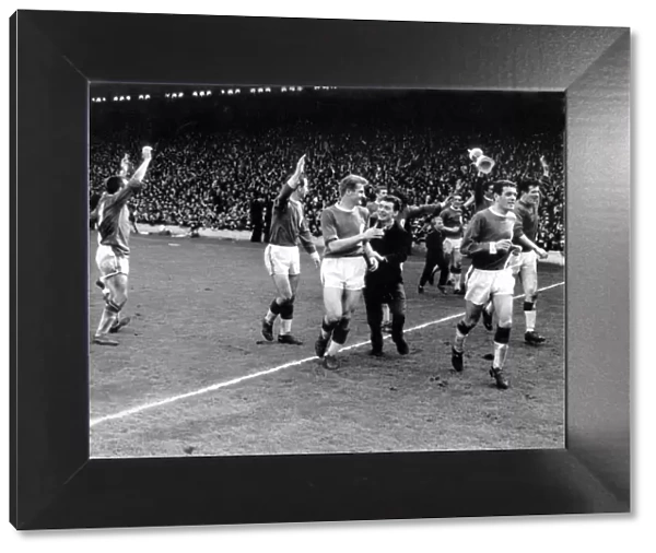 Liverpool celebrate winning the 1963  /  4 league title