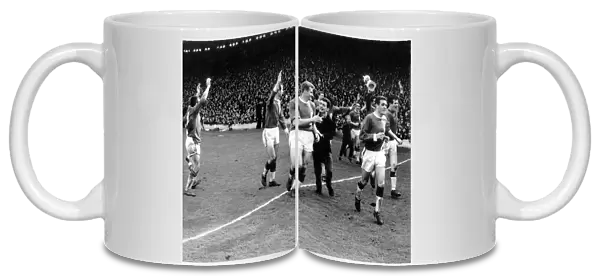Liverpool celebrate winning the 1963  /  4 league title