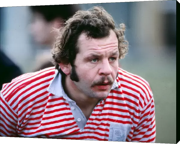 Lancashire captain Bill Beaumont during the 1981  /  2 County Championship Final