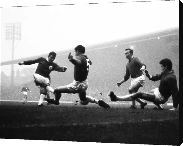 Manchester United goalkeeper Pat Dunne makes a save against Liverpool at Anfield