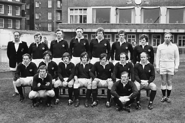 The Scotland team that faced Wales in the 1974 Five Nations