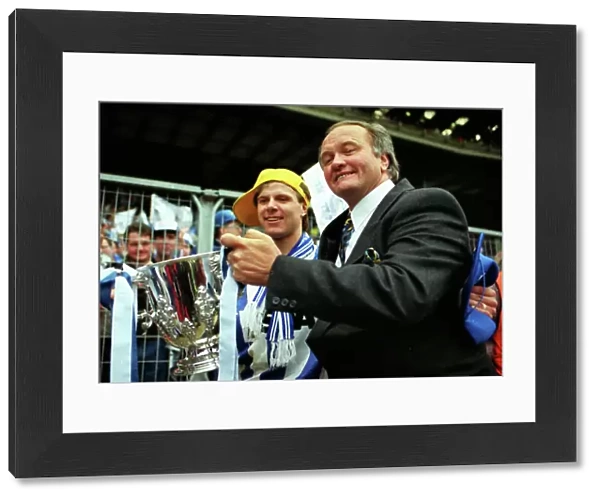 Sheffield Wednesday manager Ron Atkinson with the League Cup in 1991