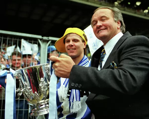 Sheffield Wednesday manager Ron Atkinson with the League Cup in 1991
