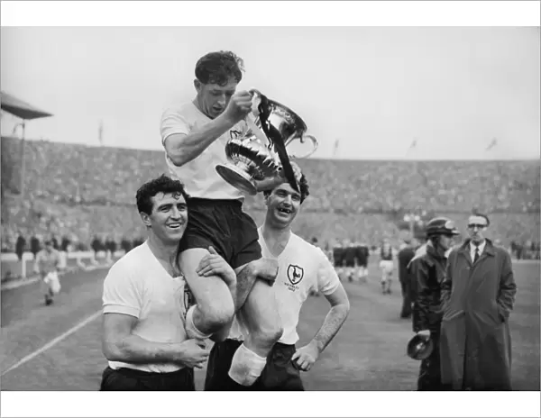 Spurs captain Danny Blanchflower after the 1962 FA Cup Final