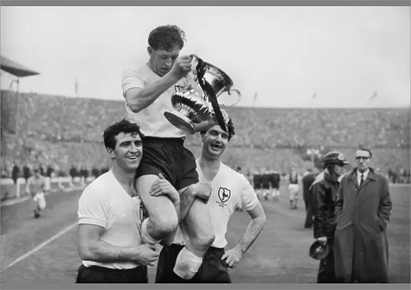 Spurs captain Danny Blanchflower after the 1962 FA Cup Final