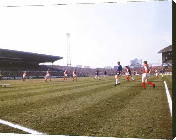 Chelsea take on Arsenal in the 1972  /  3 FA Cup