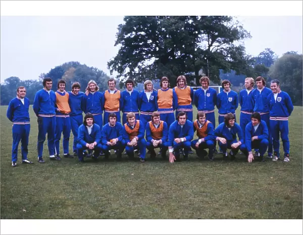 England squad - 1974 World Cup Qualification